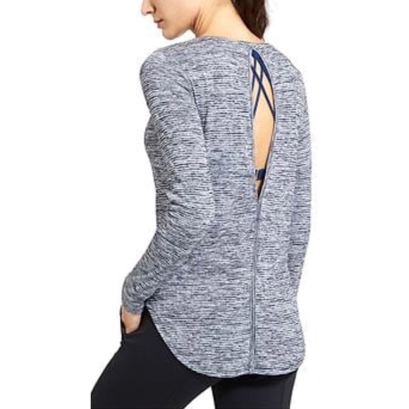 Athleta Tops - Athleta Soft Cutout Breezy Athletic Top L 2017